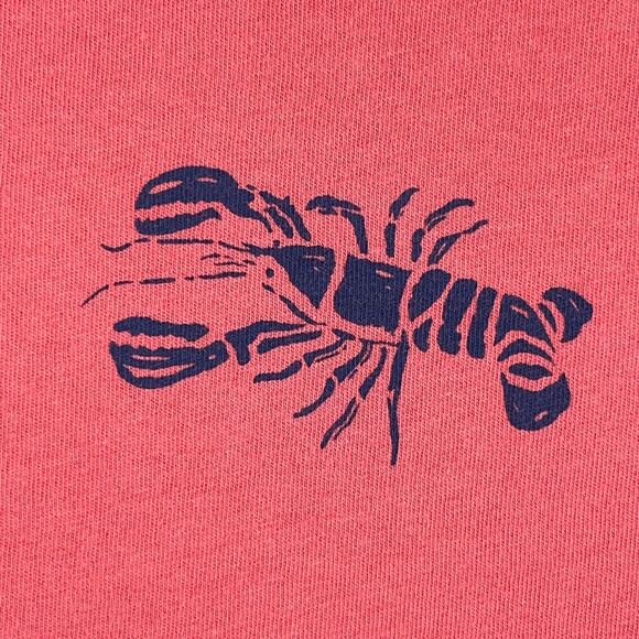 J Crew Shirt Mens Medium Red Lobster Bake Beach Tee Cotton Short Sleeve‎ - Picture 4 of 12